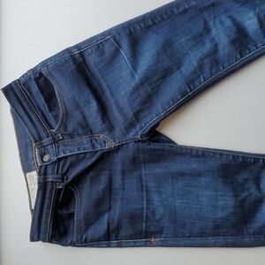 Imogene and Willie Dark Distressed Denim Imogene Slim Jeans 24R NWOT